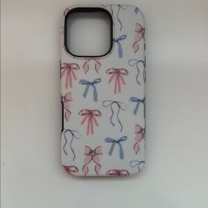 Casely Bow Pattern iphone 16 pro Phone Case